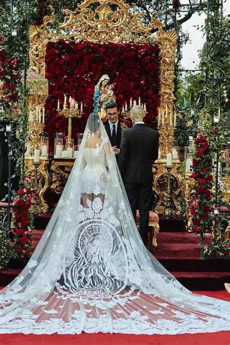 dolce gabbana kourtney wedding|Kourtney Kardashian Wears a Corseted Dolce.